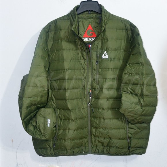 NWT Gerry Men's Sweater Down Jacket in green - Picture 2 of 6